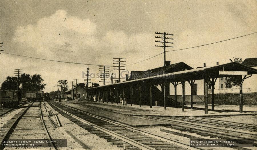 Postcard: Railroad Station, Chicopee Junction, Massachusetts